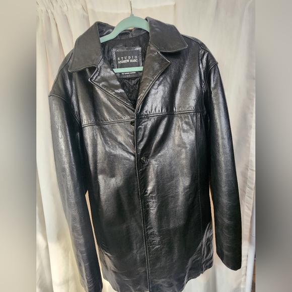 Studio Andrew Marc Wilson's Leather Jacket  Xl - Picture 1 of 9